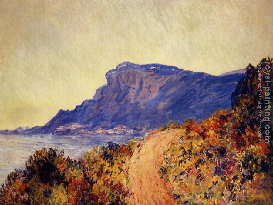 Claude Oscar Monet : Coastal Road at Cap Martin, near Menton